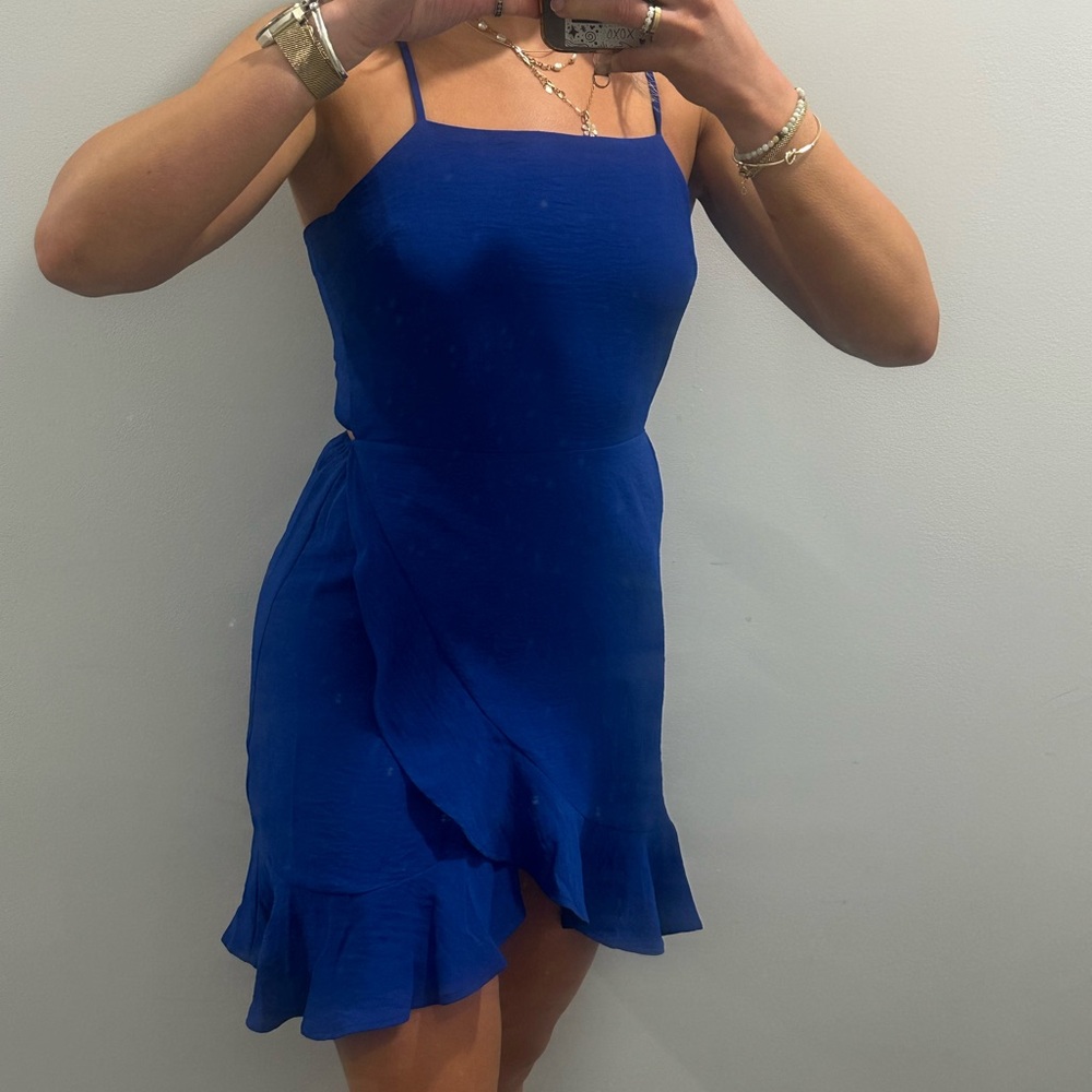 Monteau Vibrant Blue Strappy Dress